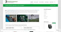 Desktop Screenshot of golf-entfernungsmesser.de